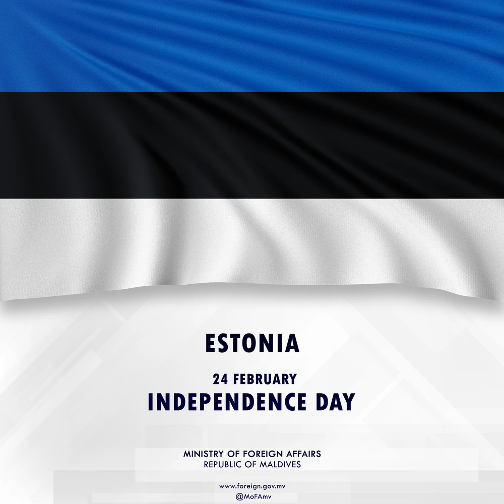 photo for ‎އެސްޓޯނިއާގެ މިނިވަން ދުވަހުގެ ތަހުނިޔާ ދިވެހިރާއްޖޭގެ ޚާރިޖީ ވަޒީރު ފޮނުއްވައިފި